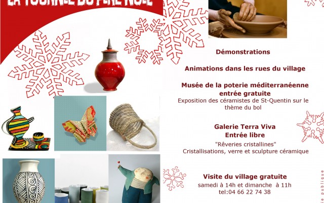 Tournée du Père Noël à St Quentin la Poterie